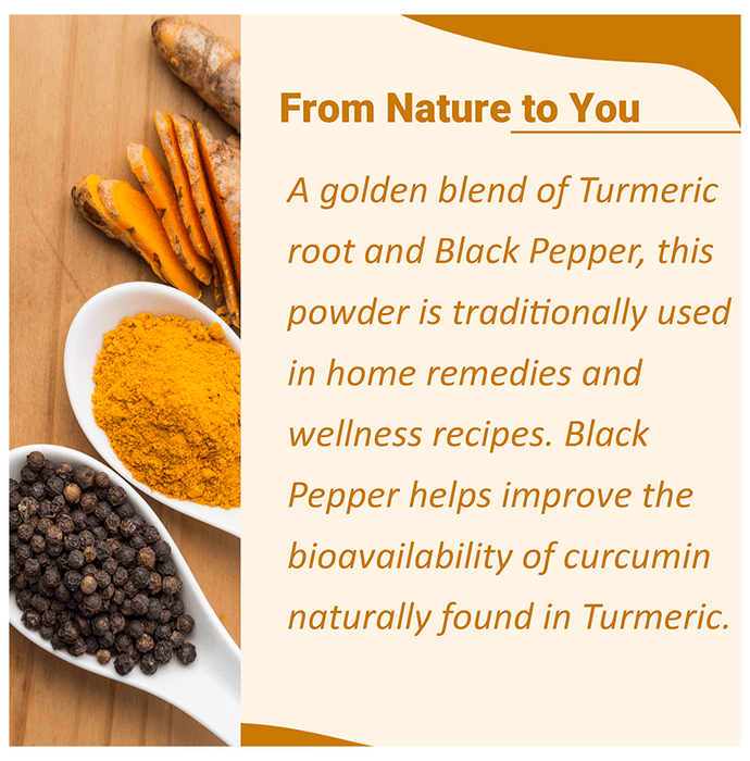 Minature Turmeric Black Pepper Organic Powder 