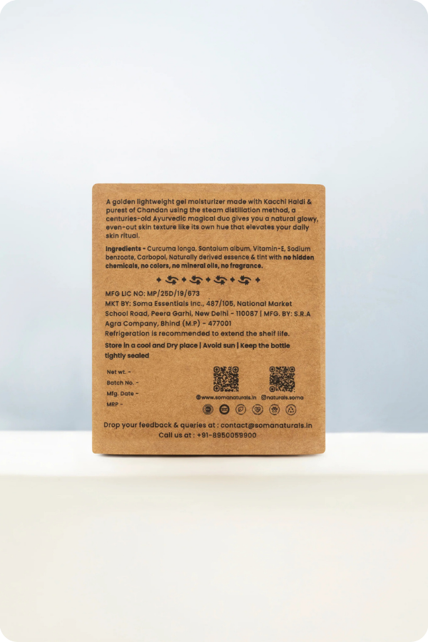 Soma Naturals Haldi Chandan Gel