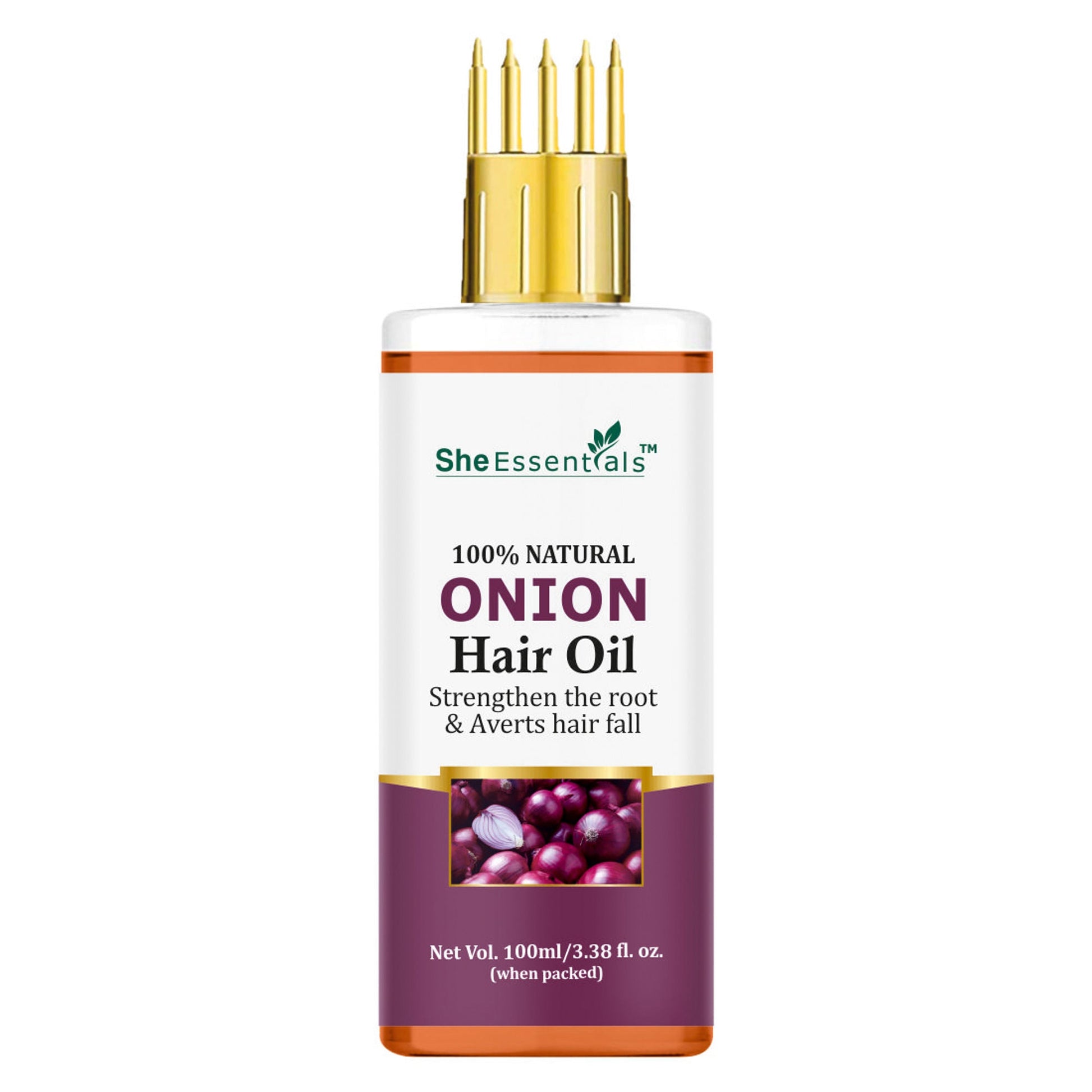 She Essentials Onion Hair Oil For Hair Fall Control