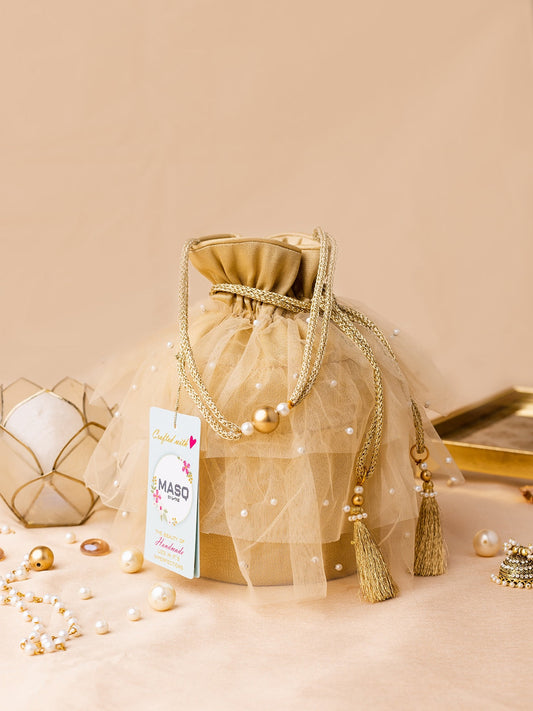 Masq Embellished Potli Clutch - Grab2buy
