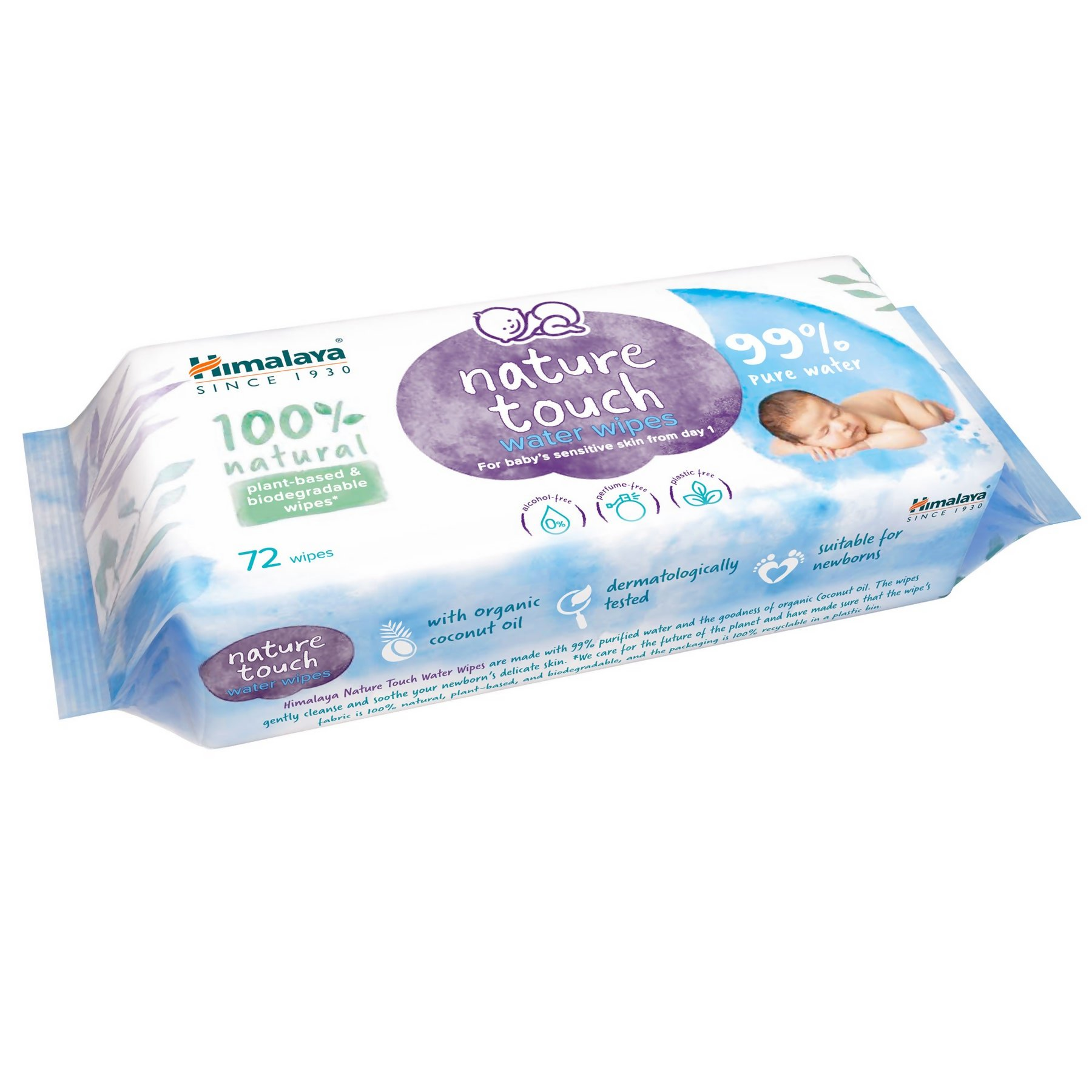 Himalaya Herbals Nature Touch Water Wipes 