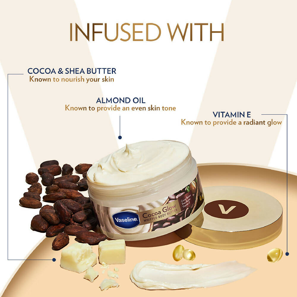 Vaseline Cocoa Glow Whipped Body Butter  Grab2Buy Vaseline Grab2Buy