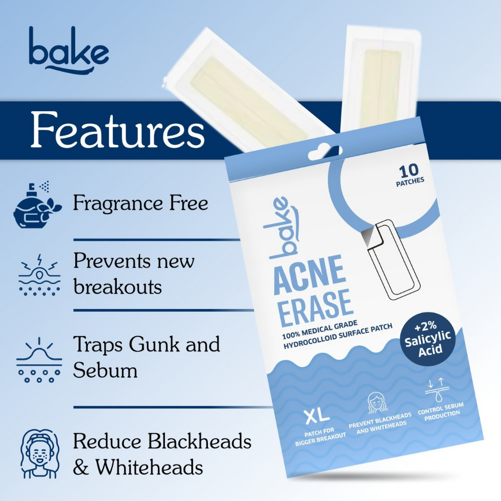 Bake Acne Erase XL Pimple Patches & Nose Patches  Grab2Buy Bake Grab2Buy