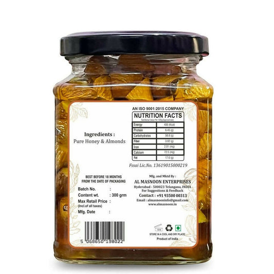 Al Masnoon Honey With Almonds - Grab2buy