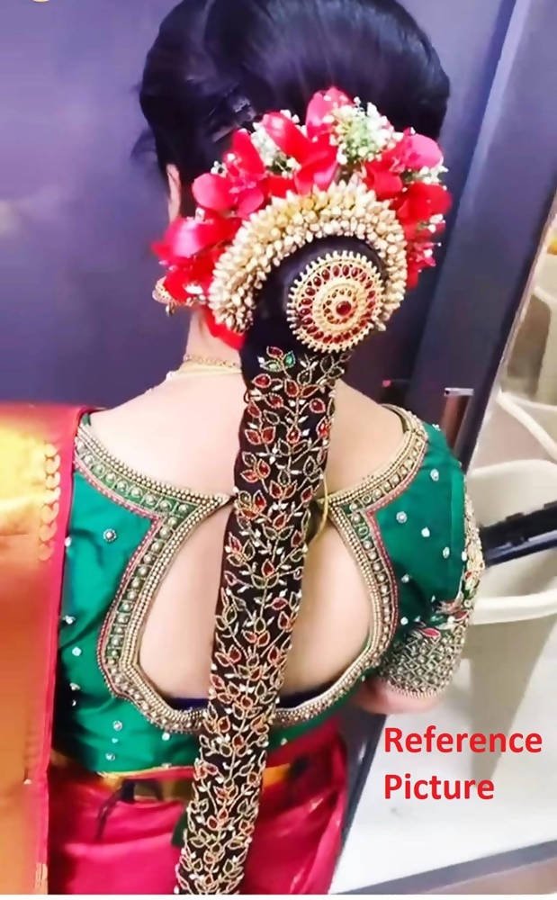 Aari work Jada/ Maggam Jada/ Netted Jada/ Embroidery Jada - Grab2buy