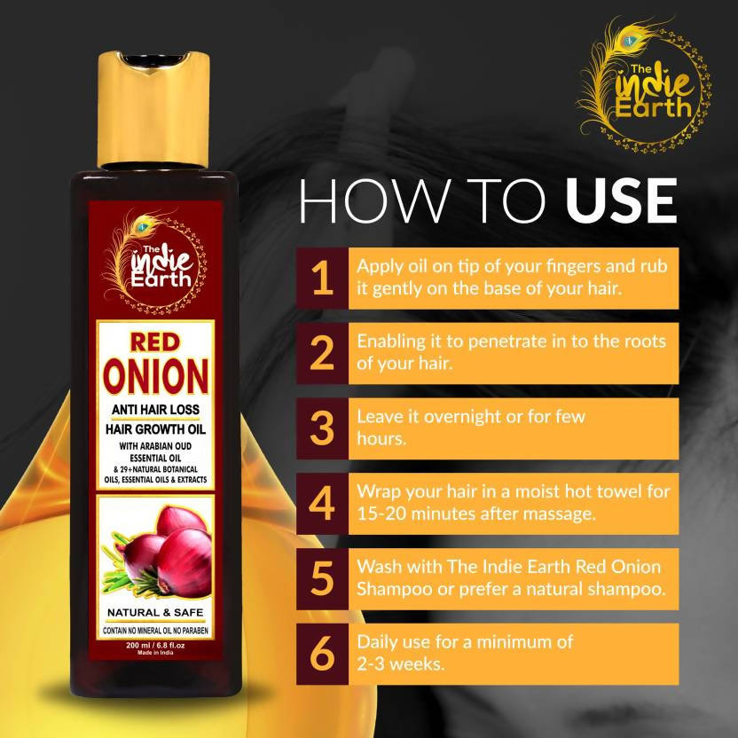 The Indie Earth Red Onion Hair Growth Oil  Grab2Buy The Indie Earth Grab2Buy