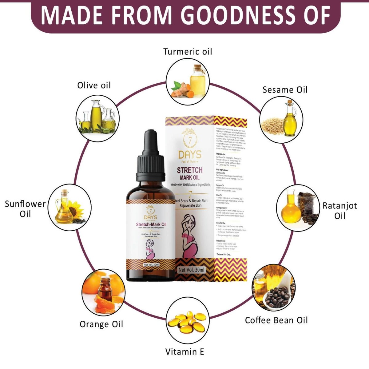 7 Days Stretch Mark Oil 
