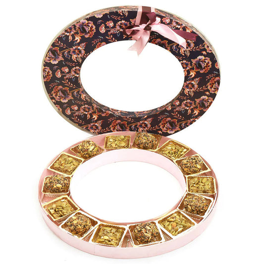 Ghasitaram Round Purple Healthy Seeds Bites Box 