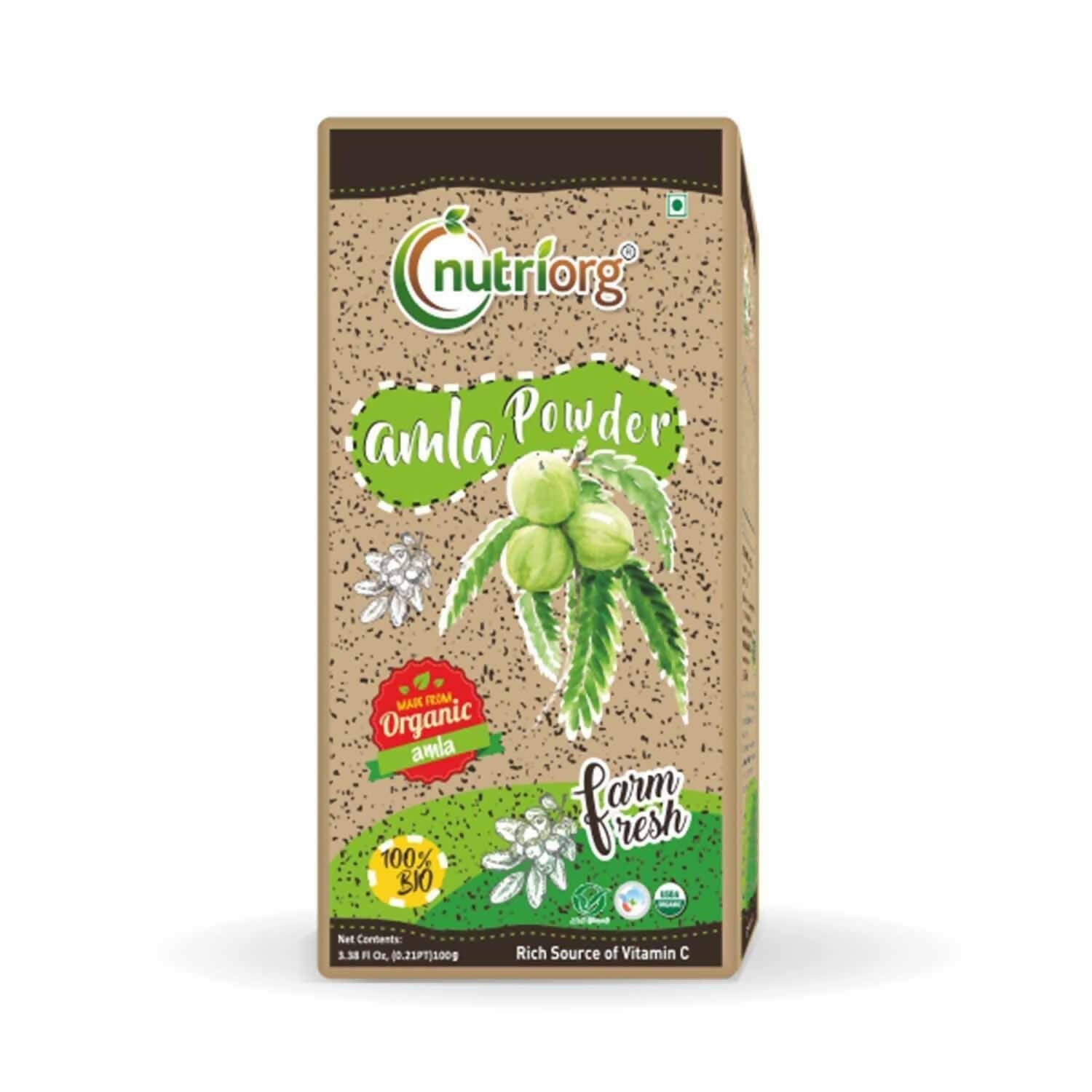 Nutriorg Certified Organic Amla Powder 