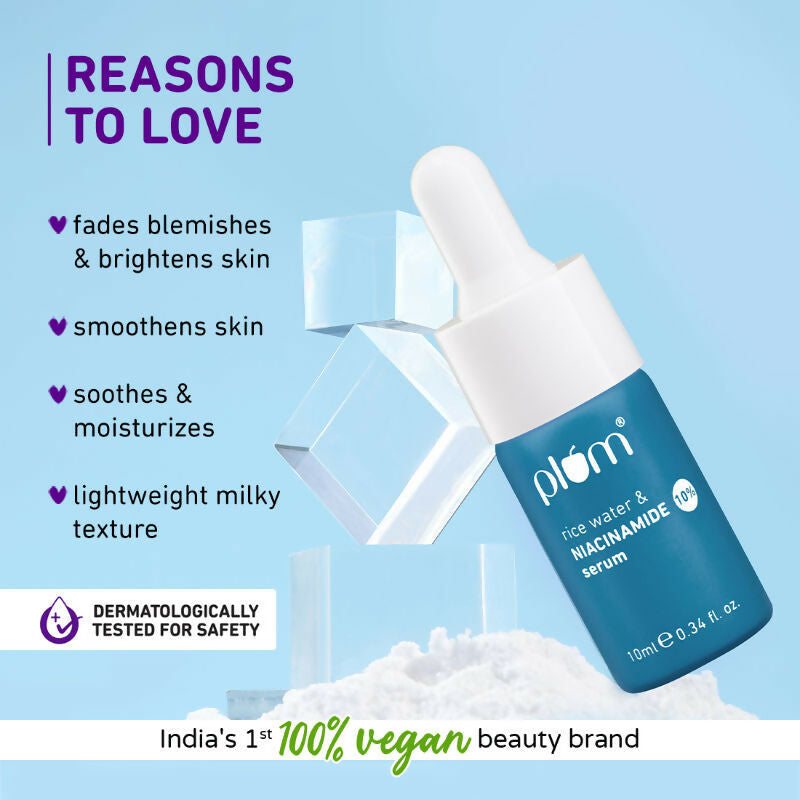 Plum Glow & Clarify Serum Travel Combo - 15% Vitamin C + 10% Niacinamide Face Serum  Grab2Buy Plum Grab2Buy