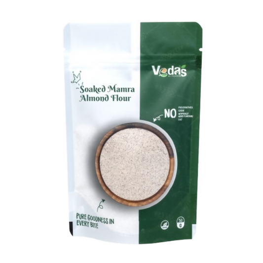 Vedas Kitchen Soaked Mamra Almond Flour  Grab2Buy Vedas Kitchen Grab2Buy