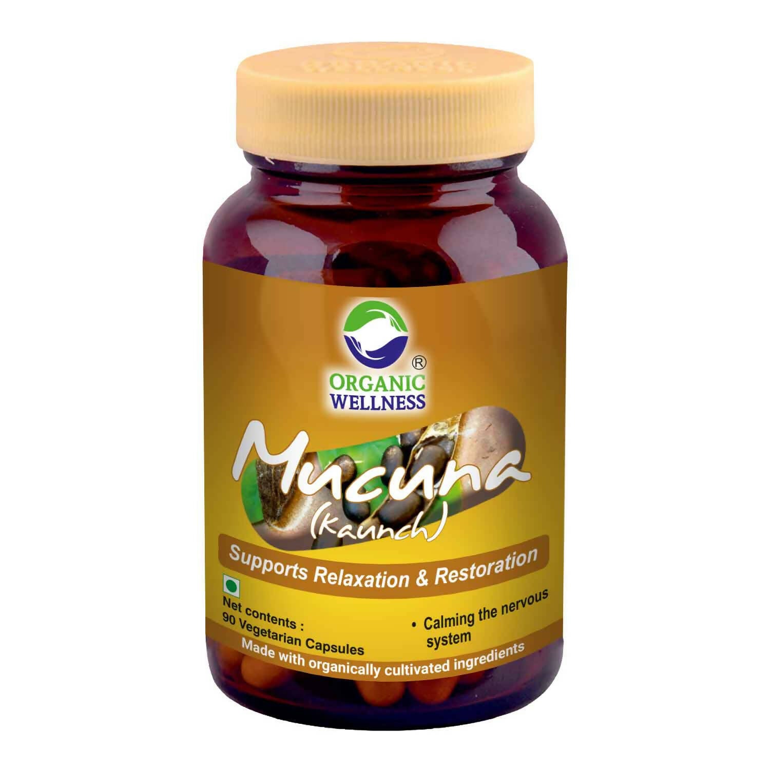 Organic Wellness Kapikachhu Vegetarian Capsules 