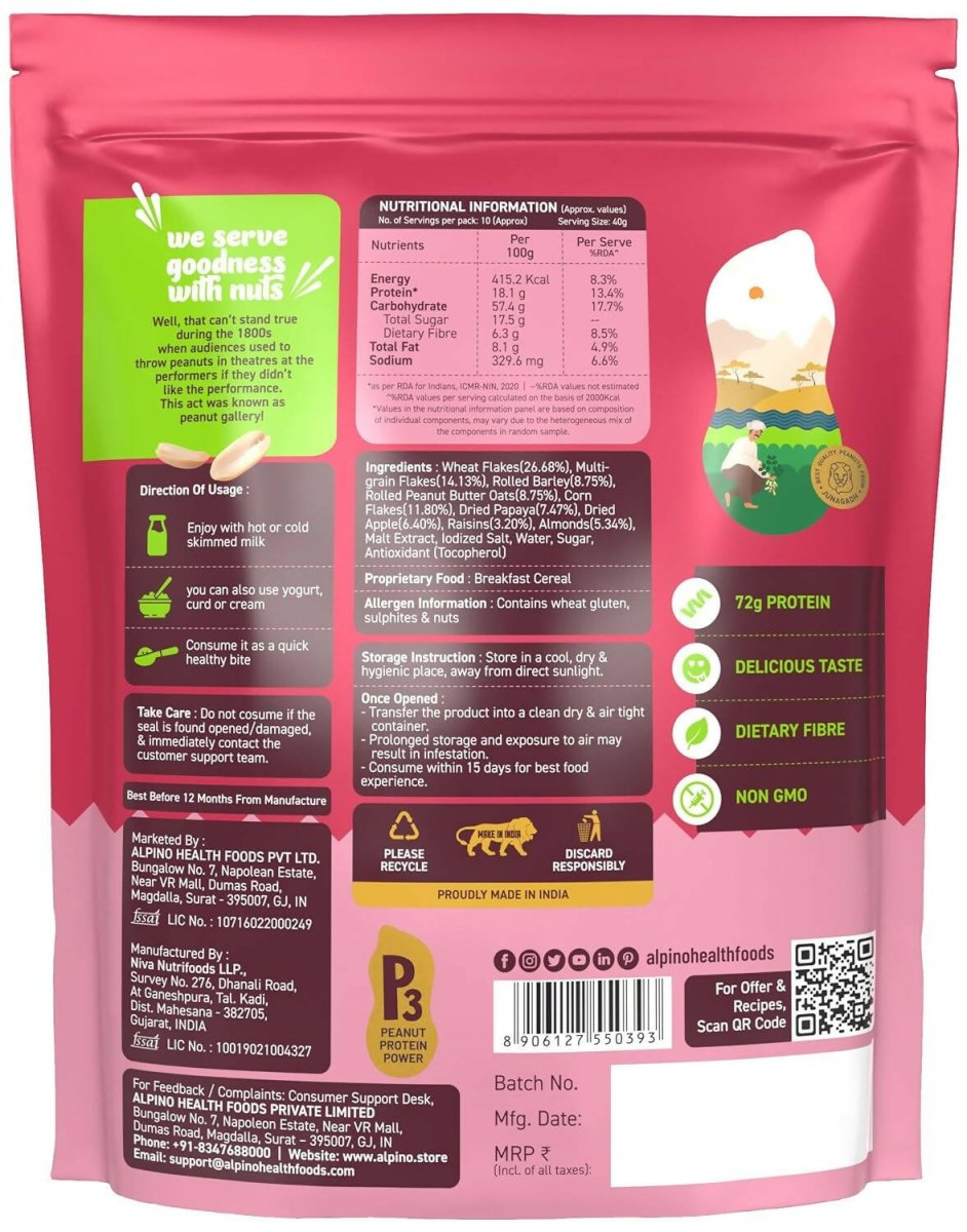 Alpino High Protein Super Muesli Fruit & Nuts - Grab2buy