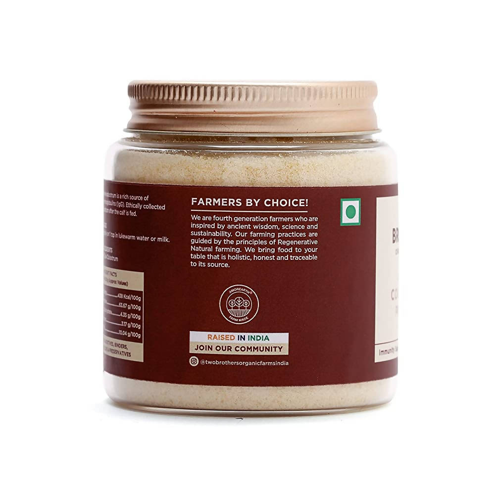 Two Brothers Organic Farms A2 Gir Cow Colostrum Powder  Grab2Buy Two Brothers Organic Farms Grab2Buy