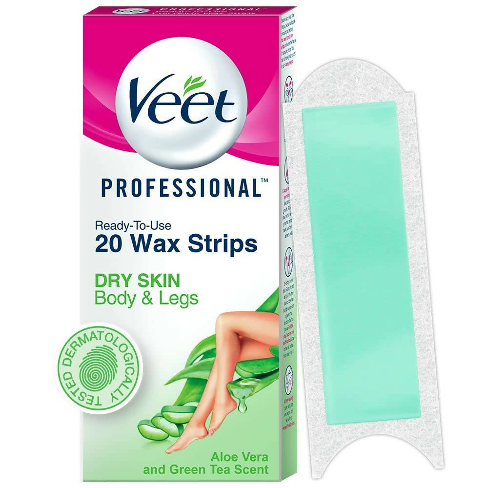 Veet Professional Waxing Strips for Women - Dry Skin - Grab2buy