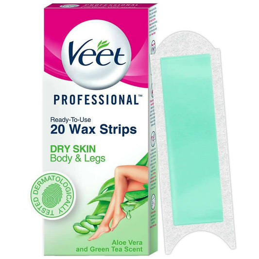 Veet Professional Waxing Strips for Women - Dry Skin - Grab2buy