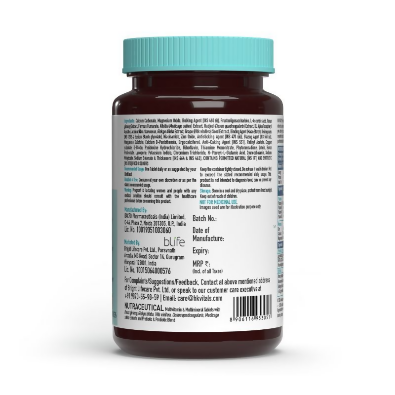 HK Vitals Multivitamin with Probiotics Tablets 