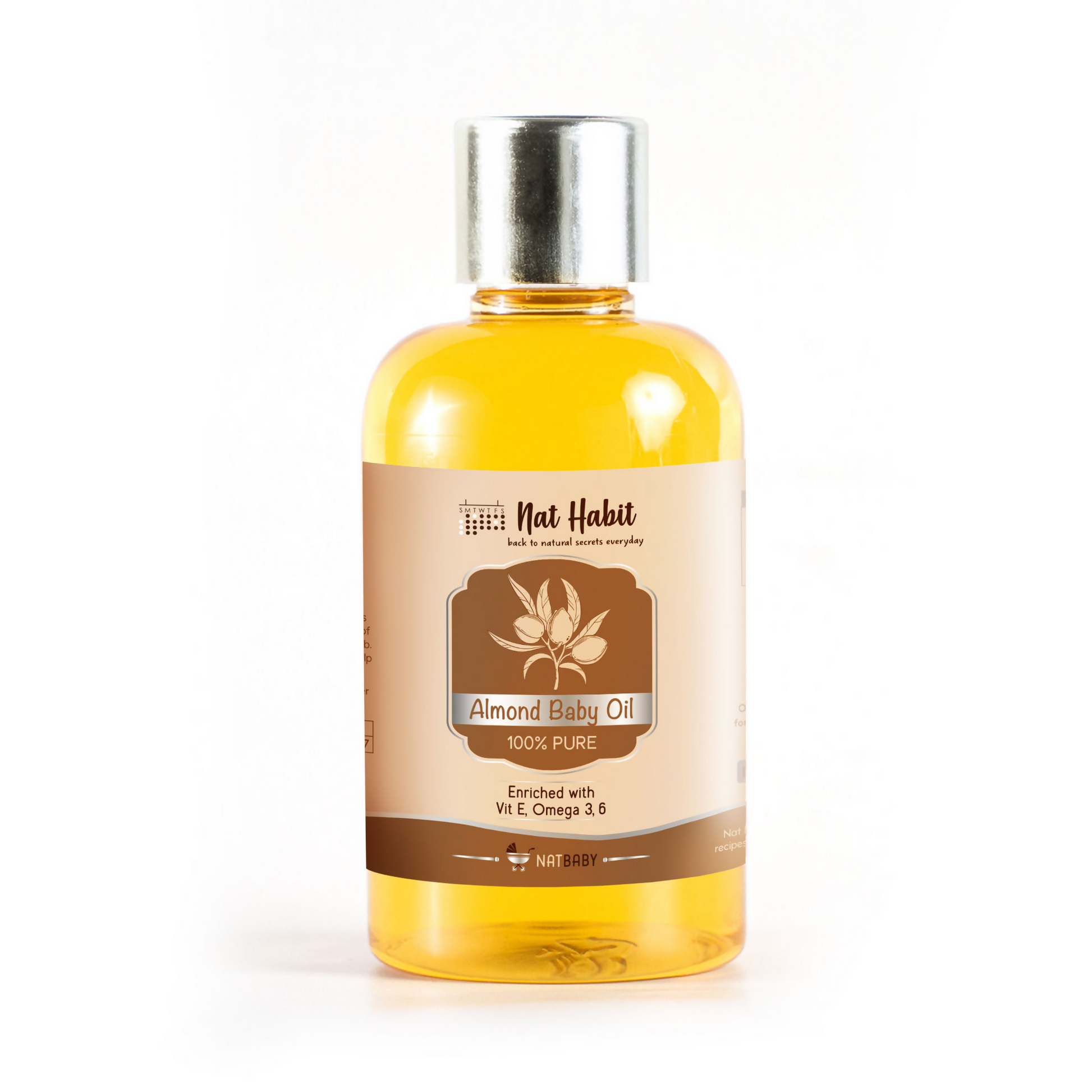 Nat Habit Pure Almond Baby Oil 