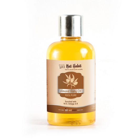 Nat Habit Pure Almond Baby Oil 