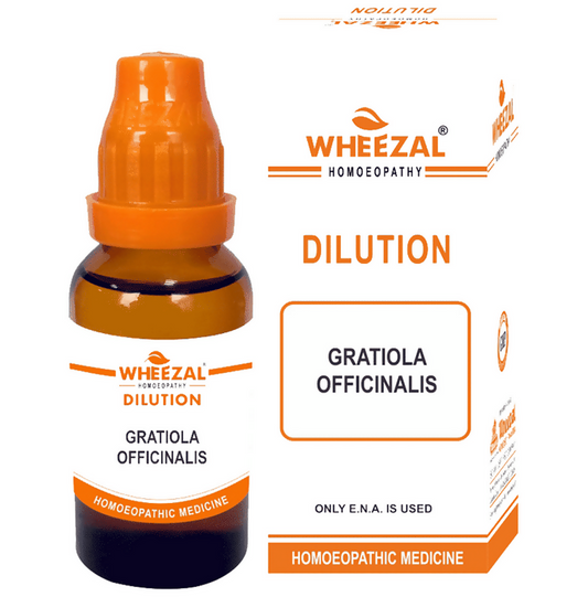 Wheezal Homeopathy Gratiola Officinalis Dilution Genie India