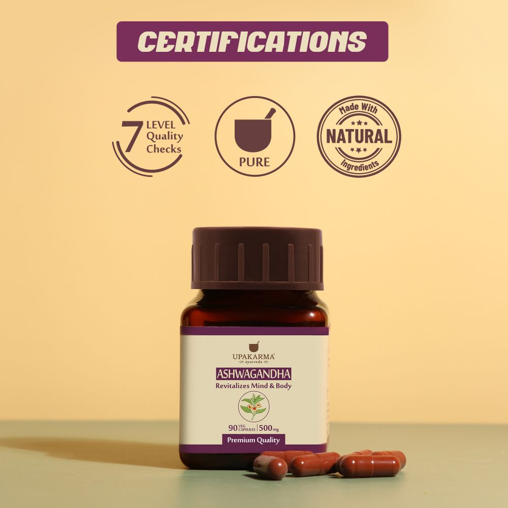 Upakarma Ayurveda Ashwagandha Capsules - Grab2buy