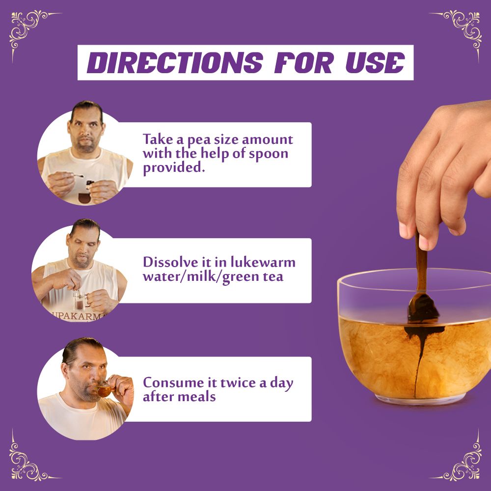 Upakarma Ayurveda Original & Pure SJ Resin Form with Ashwagandha 