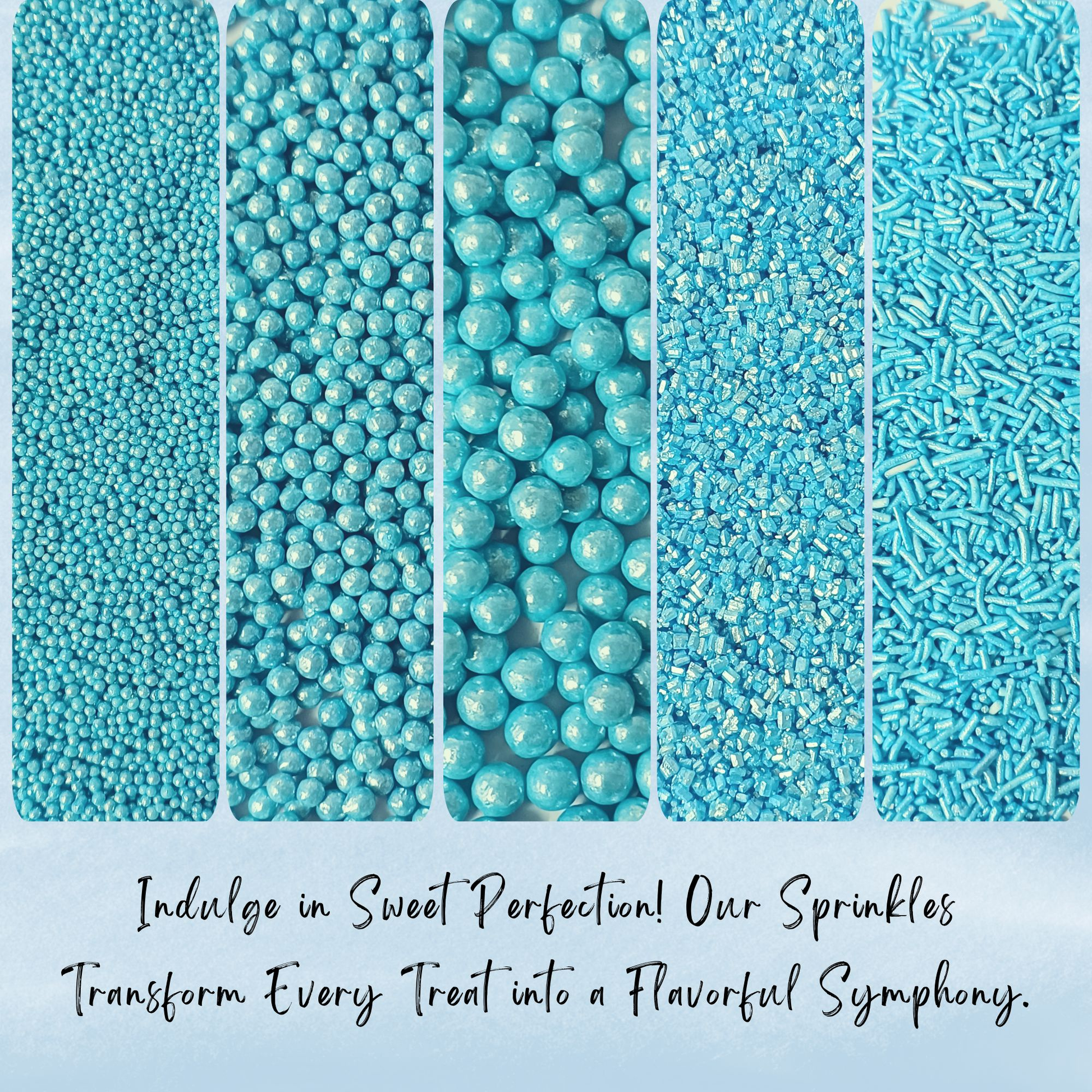 Confect Sprinkles for Cakes & Cupcakes Decoration | USP-8(Baby Blue)