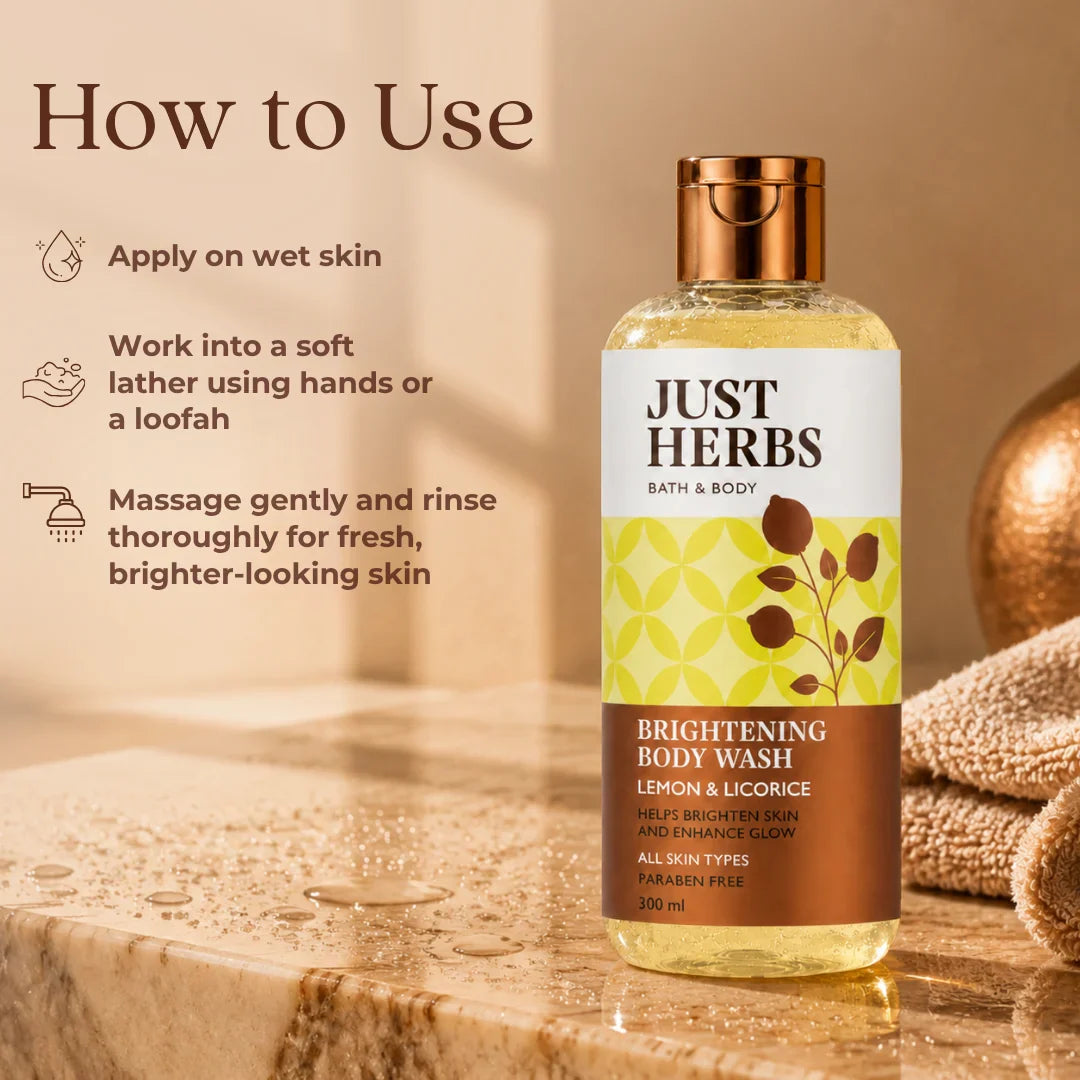 Vitamin C Brightening Body Wash with Lime and Liquorice 