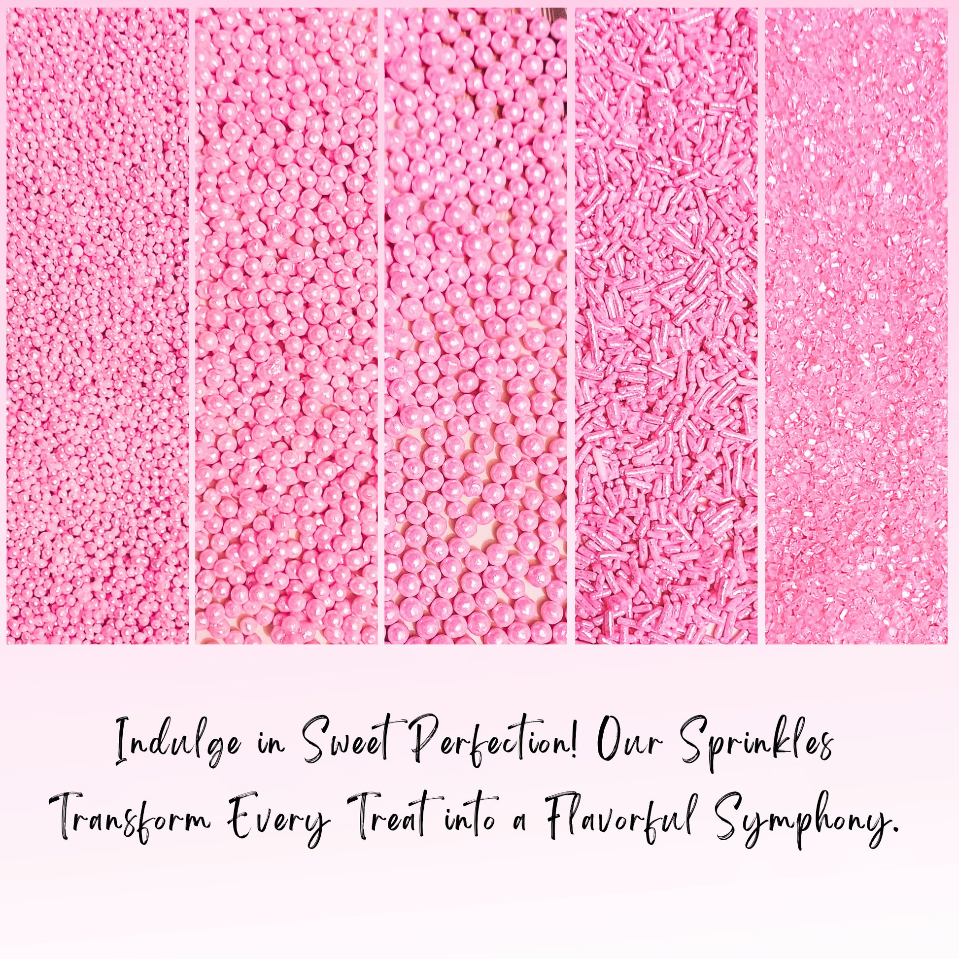 Confect Sprinkles for Cakes & Cupcakes Decoration | USP-2(Baby Pink)