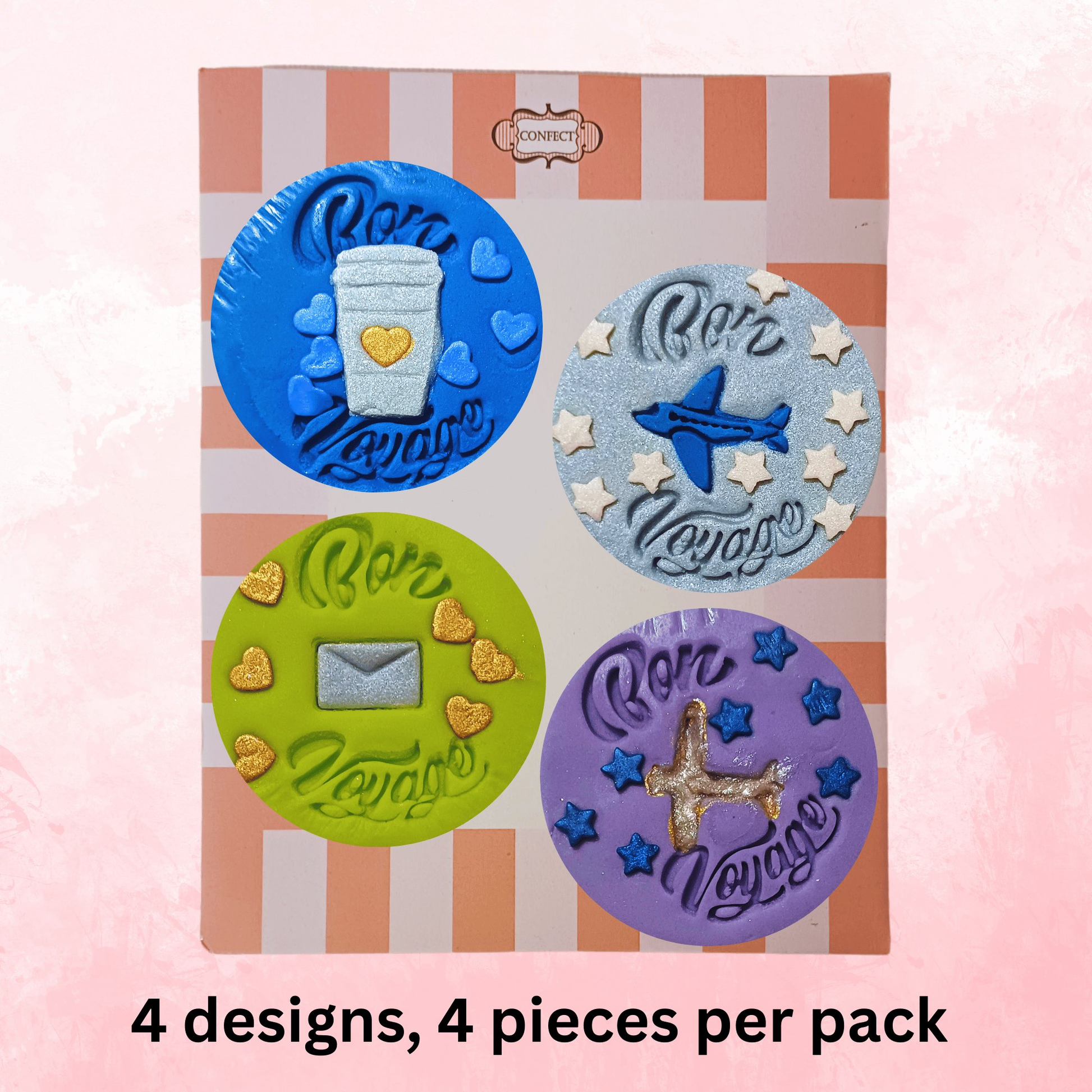 Confect Bon Voyage | Edible Celebration Topper