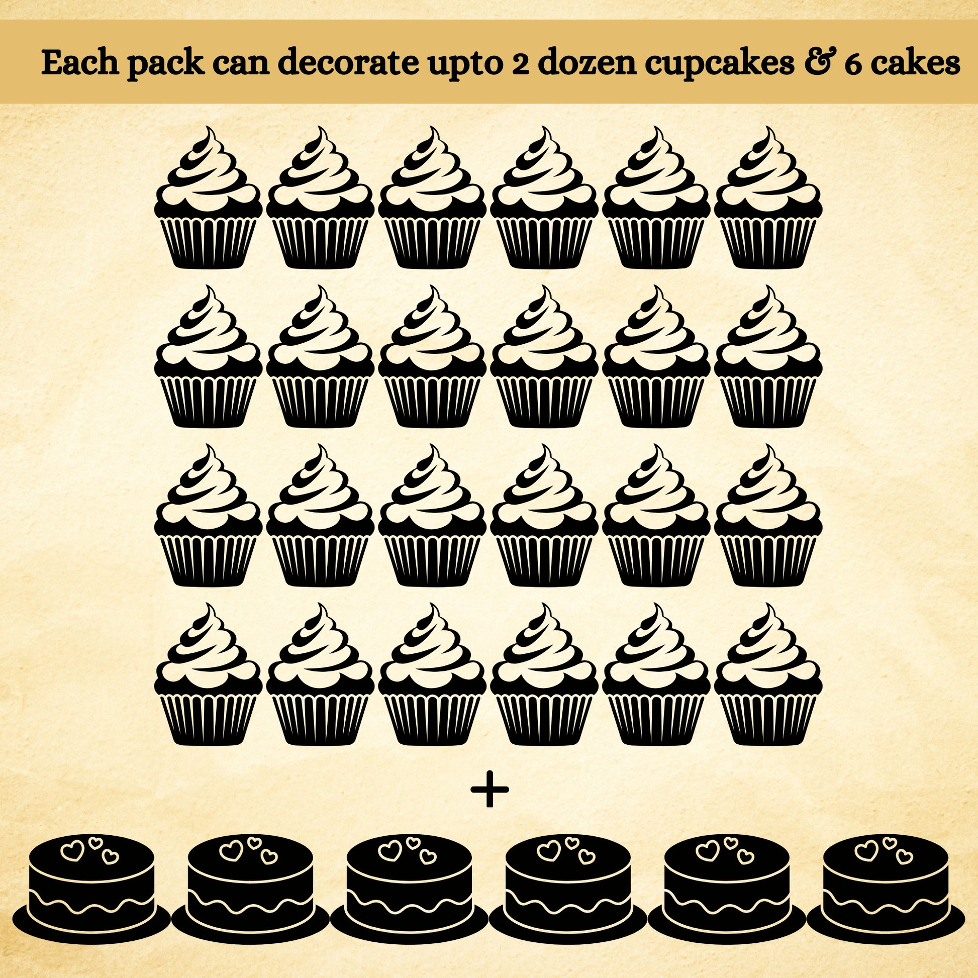 Confect Sprinkles for Cakes & Cupcakes Decoration | USP-17(CH Gold)