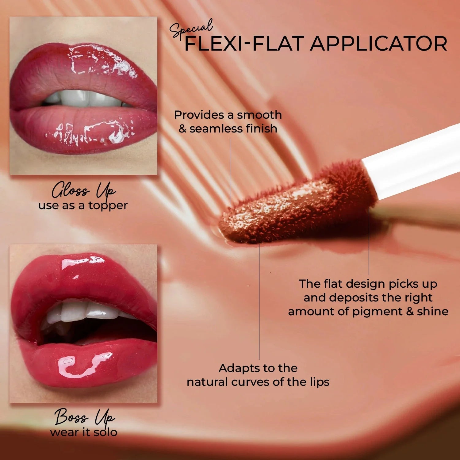 Lip Honey Plumping Gloss with Plant Vitamin C and Peppermint Oil 