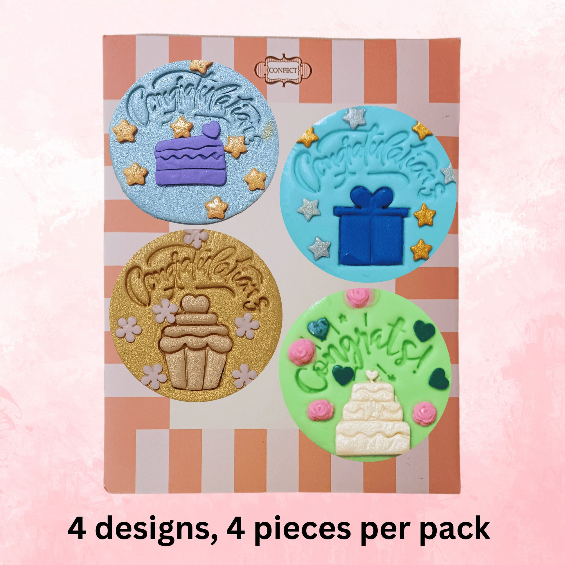 Confect Congrats & Congratulations | Edible Celebration Topper