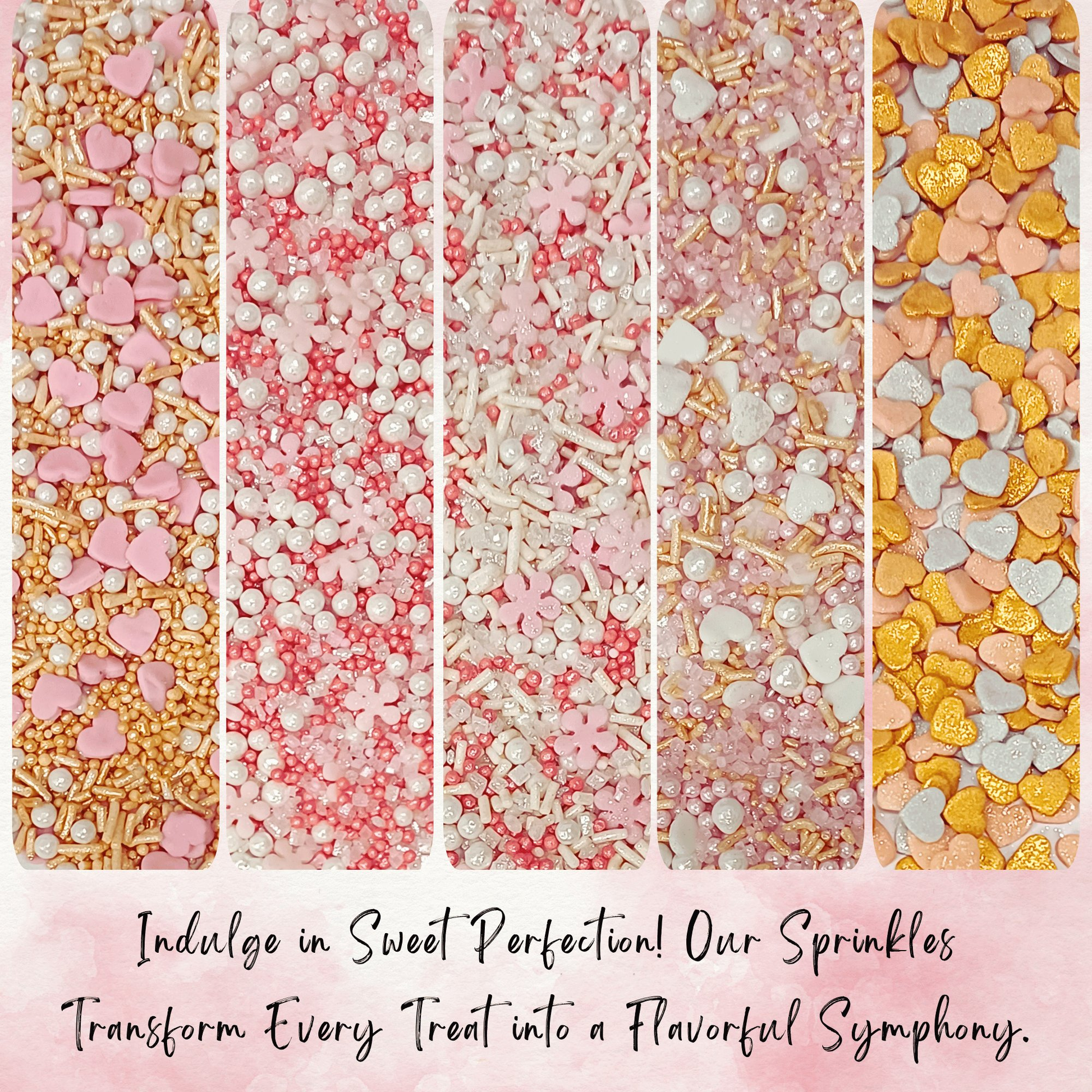 Confect Valentine Sprinkles | 18 Edible Decoration for Baking & Dessert  Grab2Buy Confect Grab2Buy