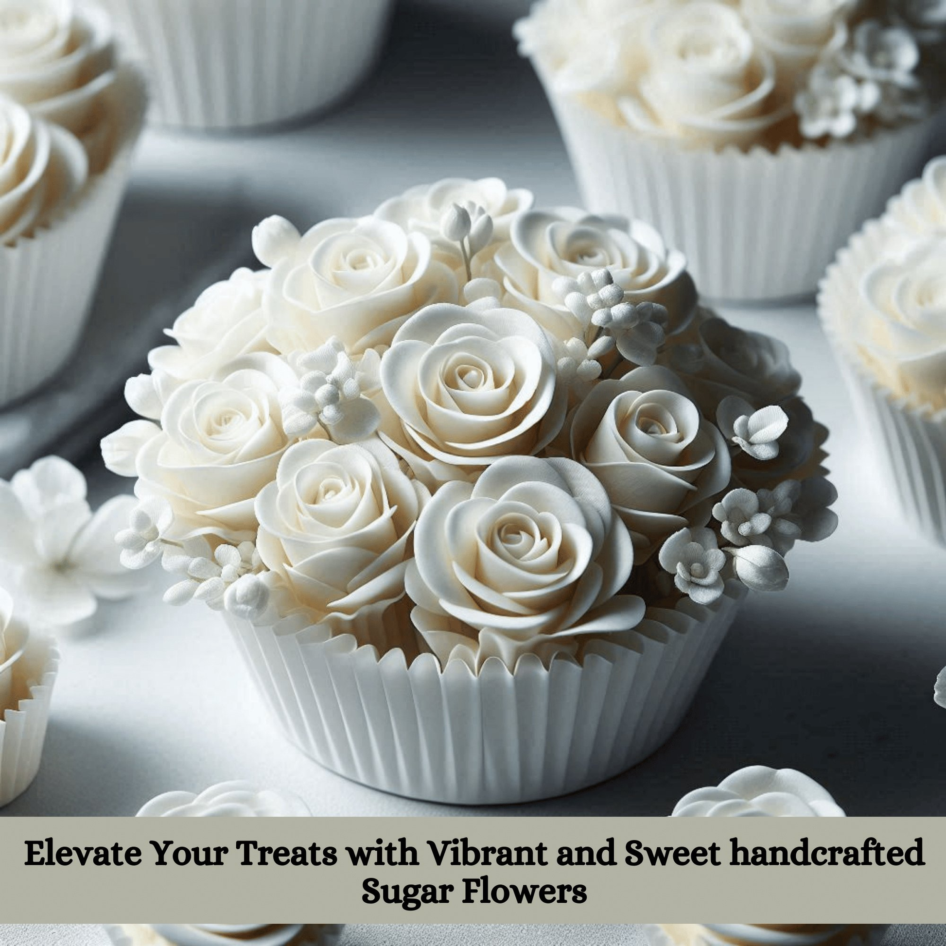 Confect White | Edible Sugar Flowers
