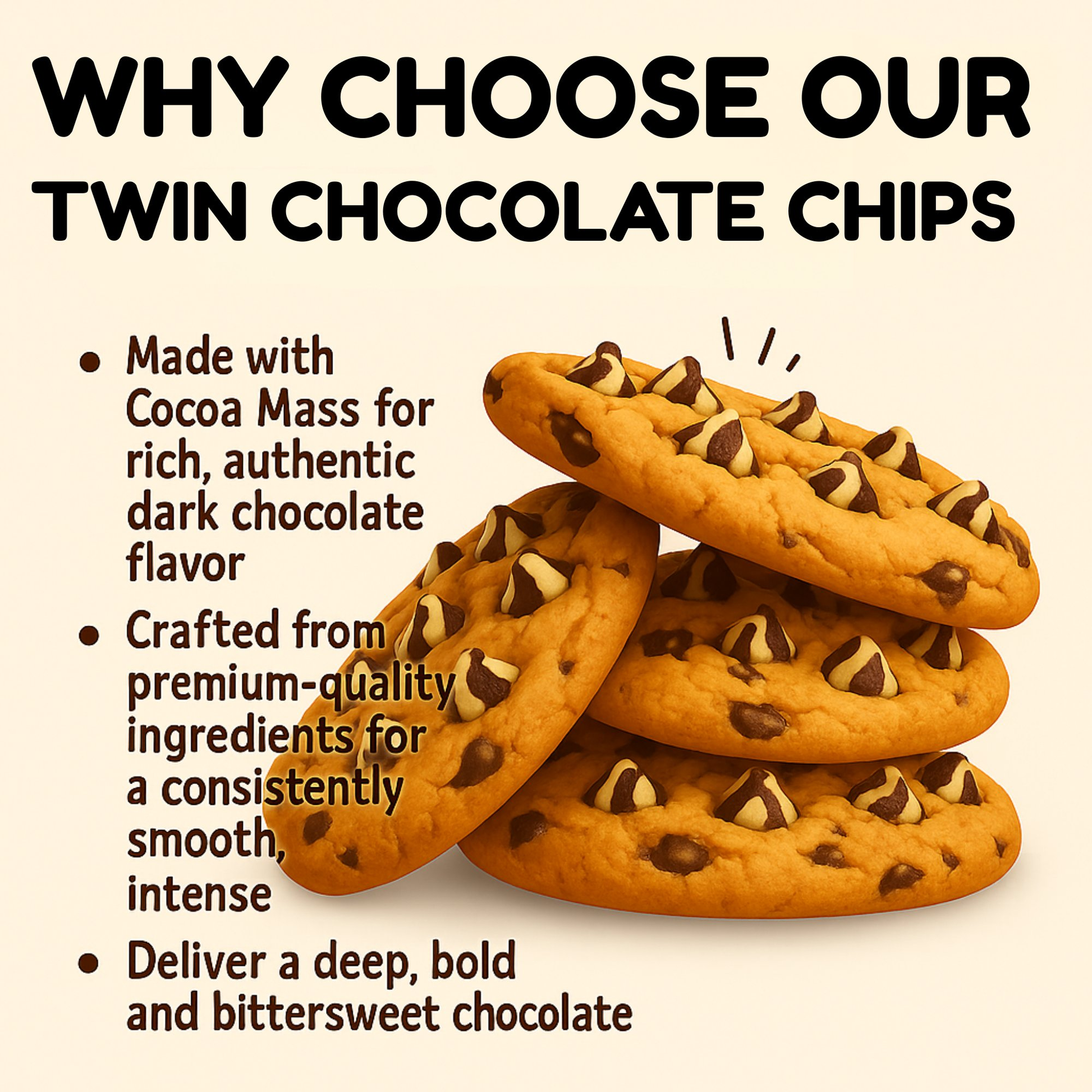 Confect Twin Chocolate Chips  Grab2Buy Confect Grab2Buy