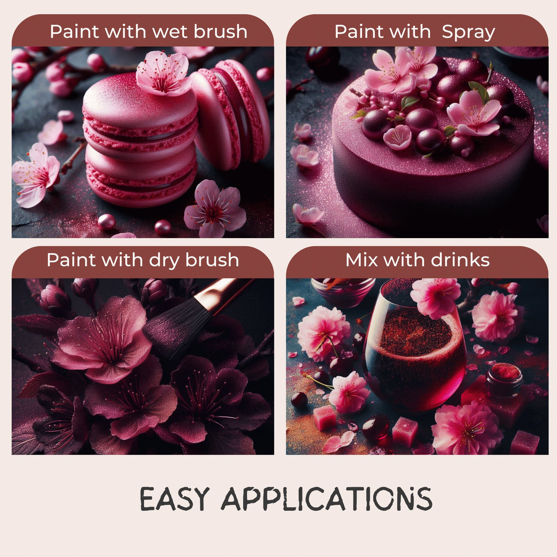 Confect Cherry Blossom Pink | Edible Luster Dust