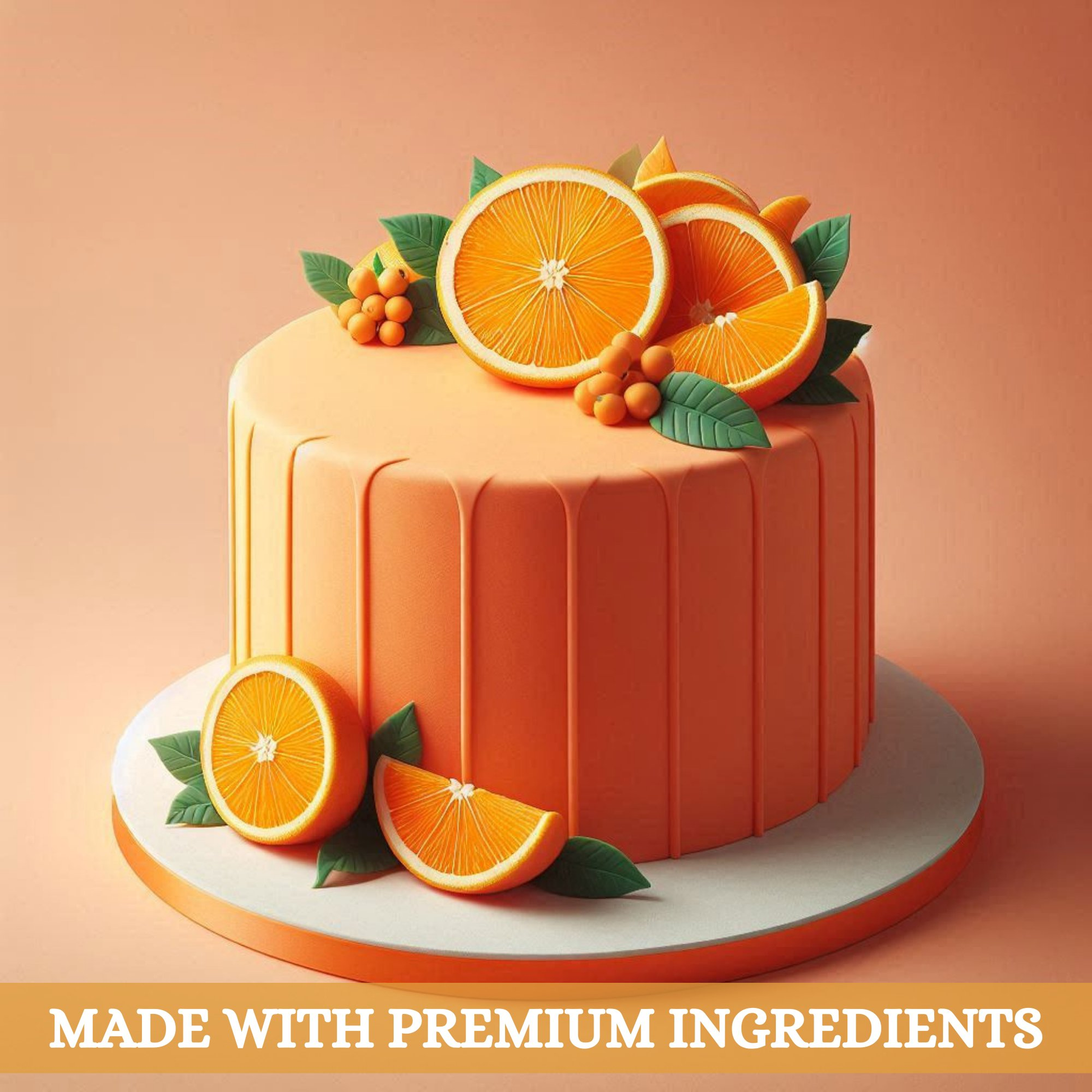 Confect Citrus Orange Fondant | Edible Sugarpaste