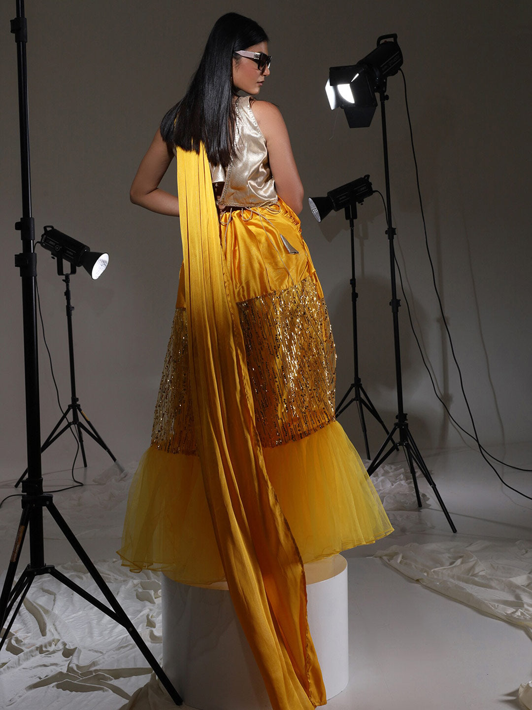 Tikhi Imli Satin embroidered Ready to Wear Grab2Buy 