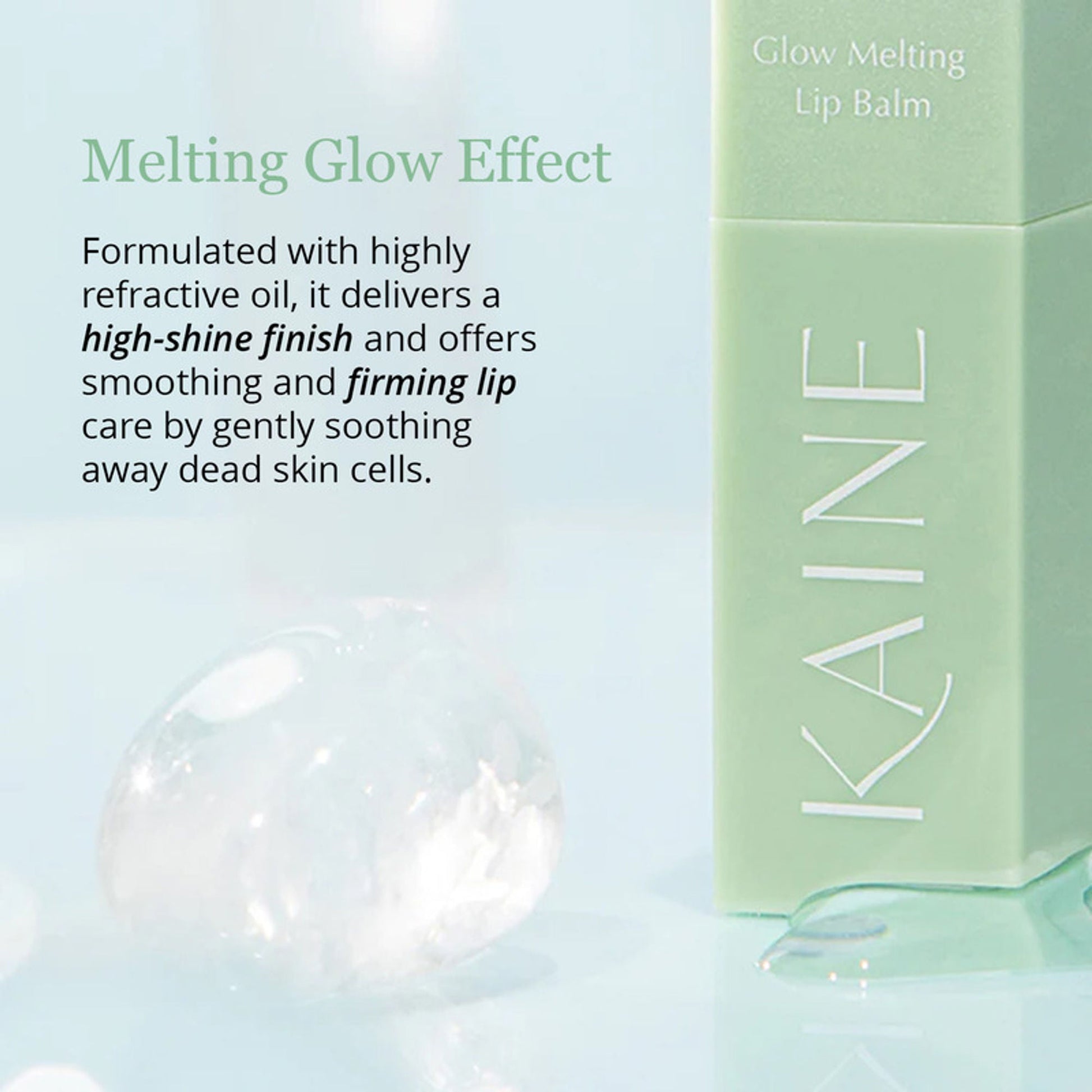 Kaine Glow Melting Lip Balm - 03 Warm Apricot