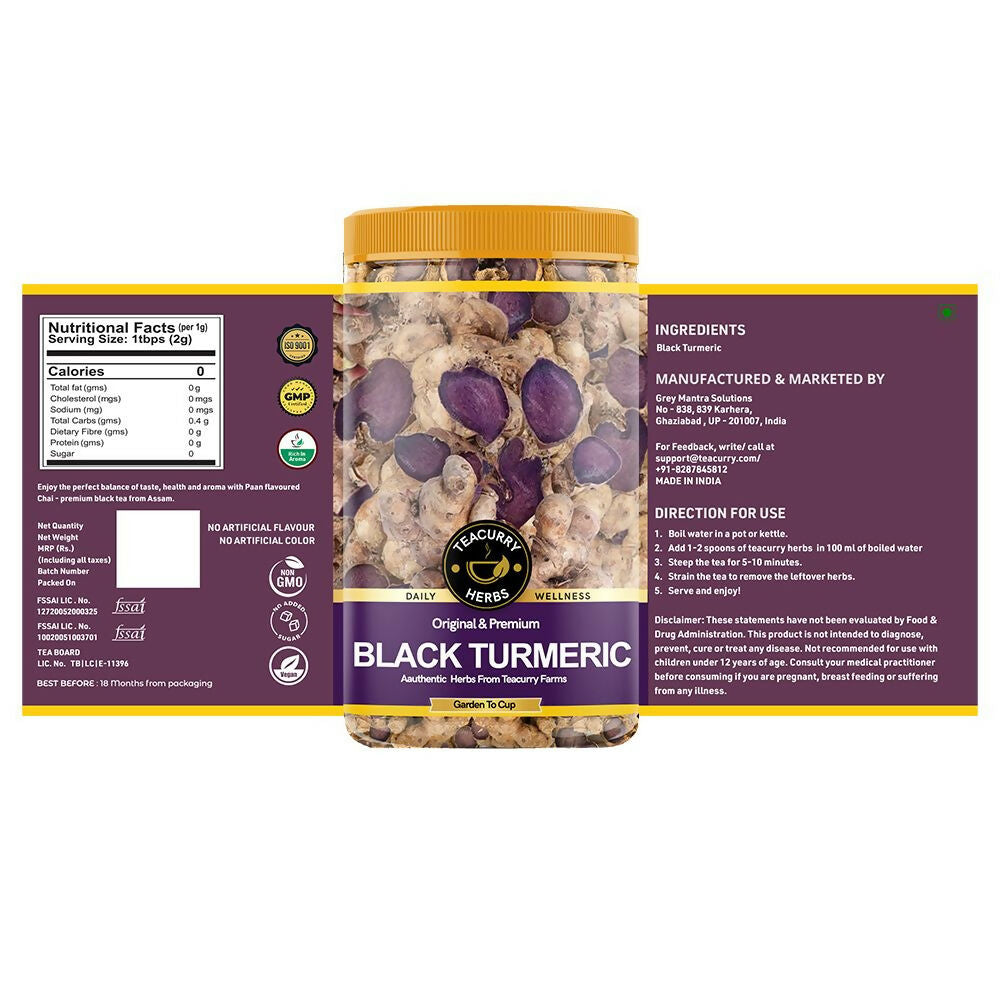 Teacurry Organic Black Turmeric Sticks - Limited Time Offer Teacurry