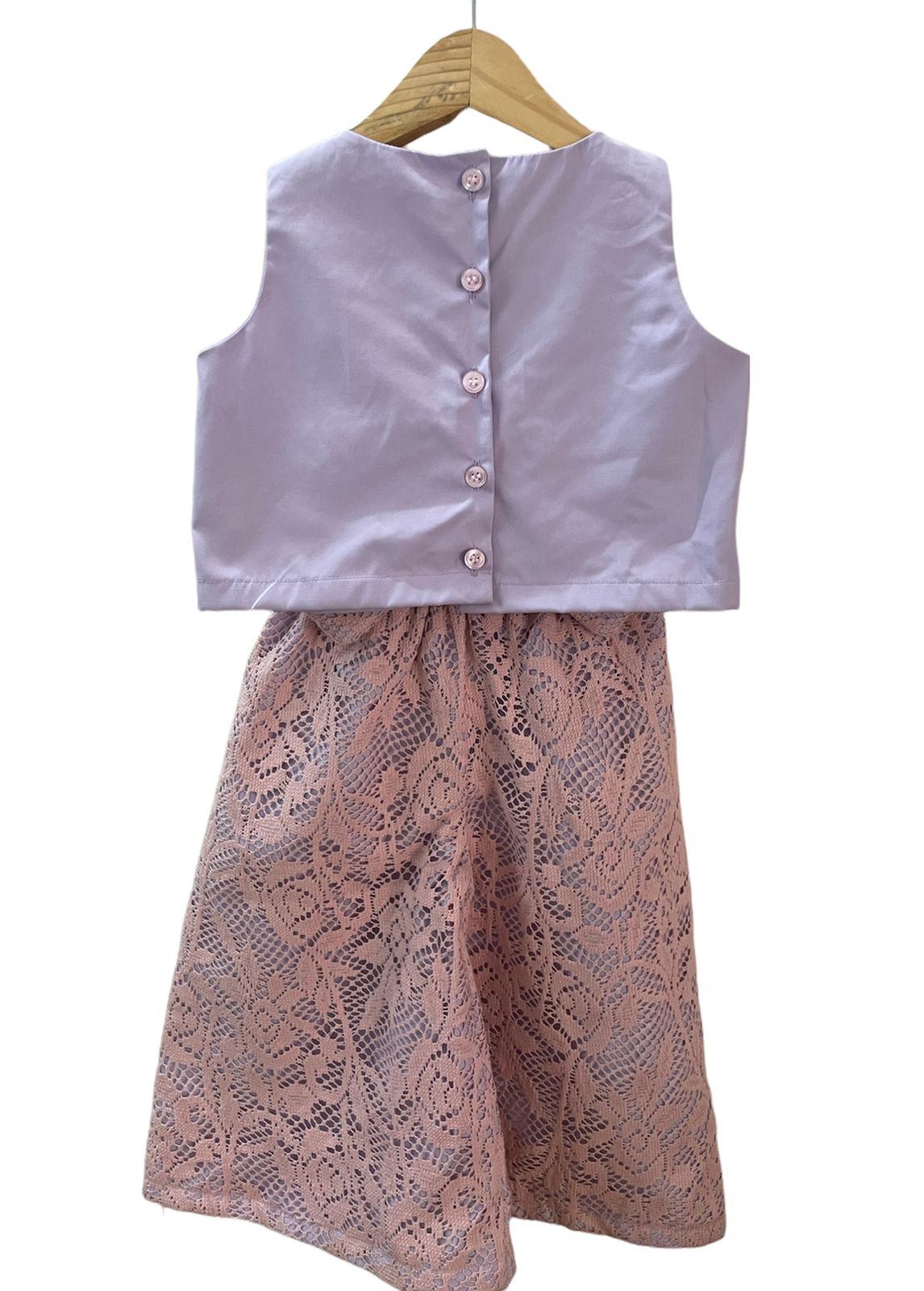 ArthLife Lavender And Pink Bow Co-Ord Set 