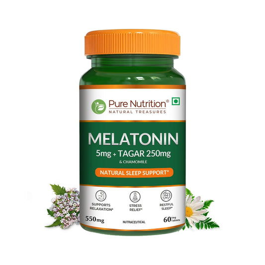 Pure Nutrition Melatonin 5mg Veg Tablets 