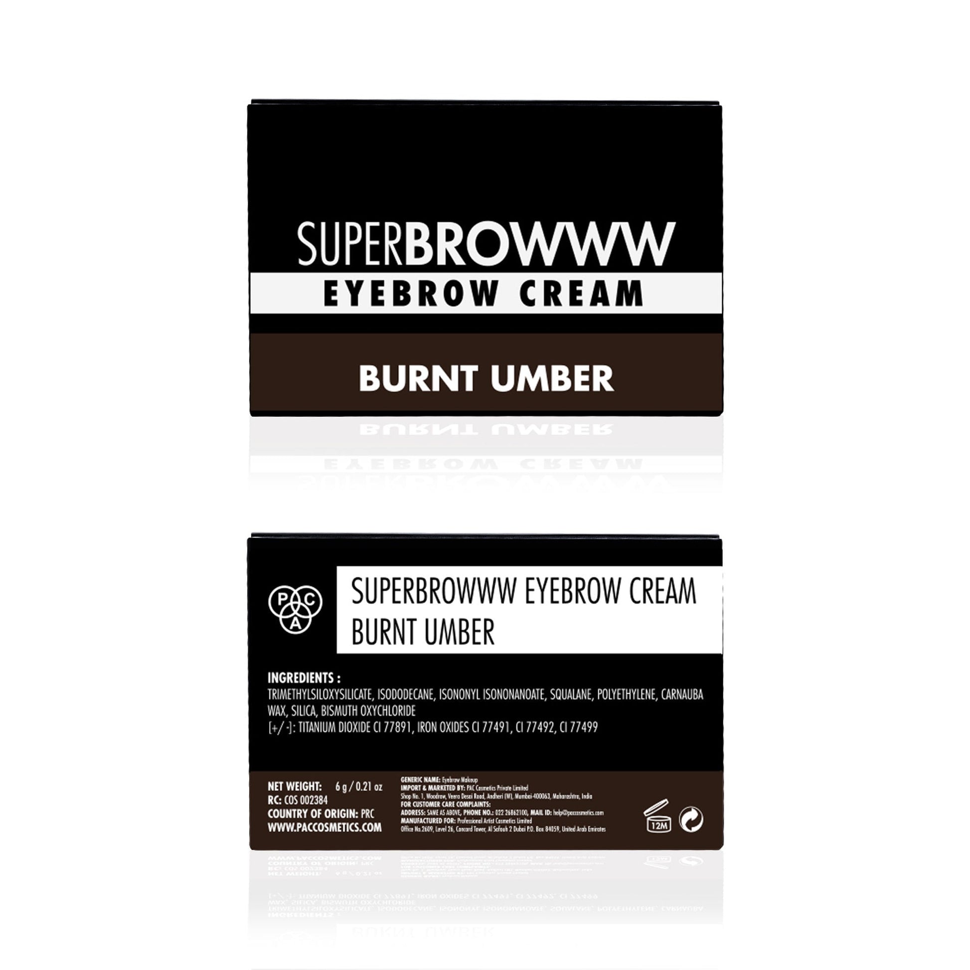 PAC Studio SuperBrowww Cream - 04 Burnt Umber