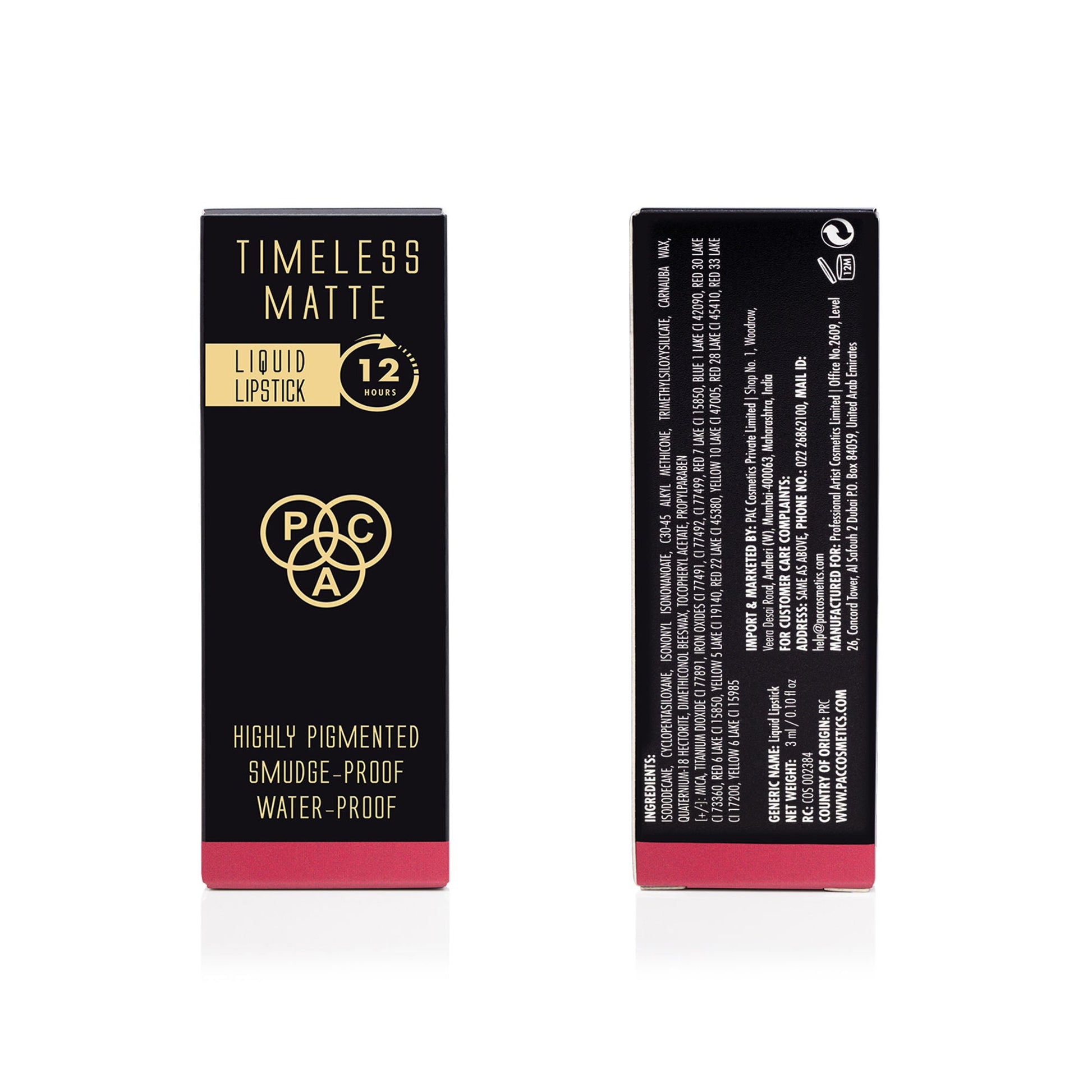 PAC Studio Timeless Matte Mini Lipstick - Miss Chief