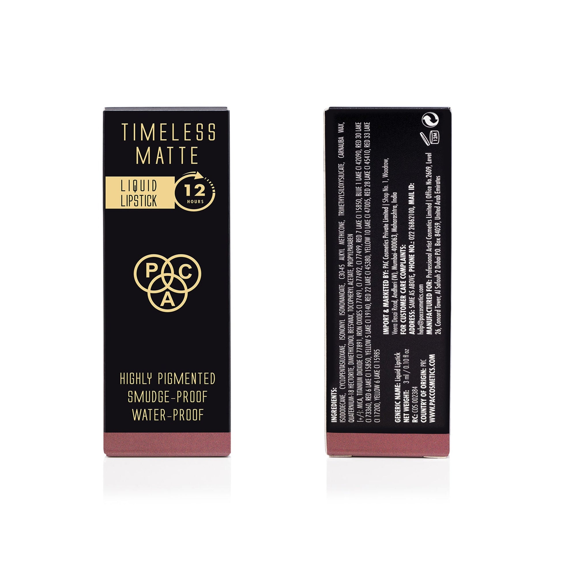 PAC Studio Timeless Matte Mini Lipstick - Nutty Doodle