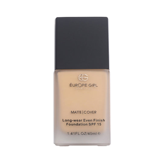 Europe Girl Matte Cover Foundation SPF 15 - 160 Medium Warm Undertone