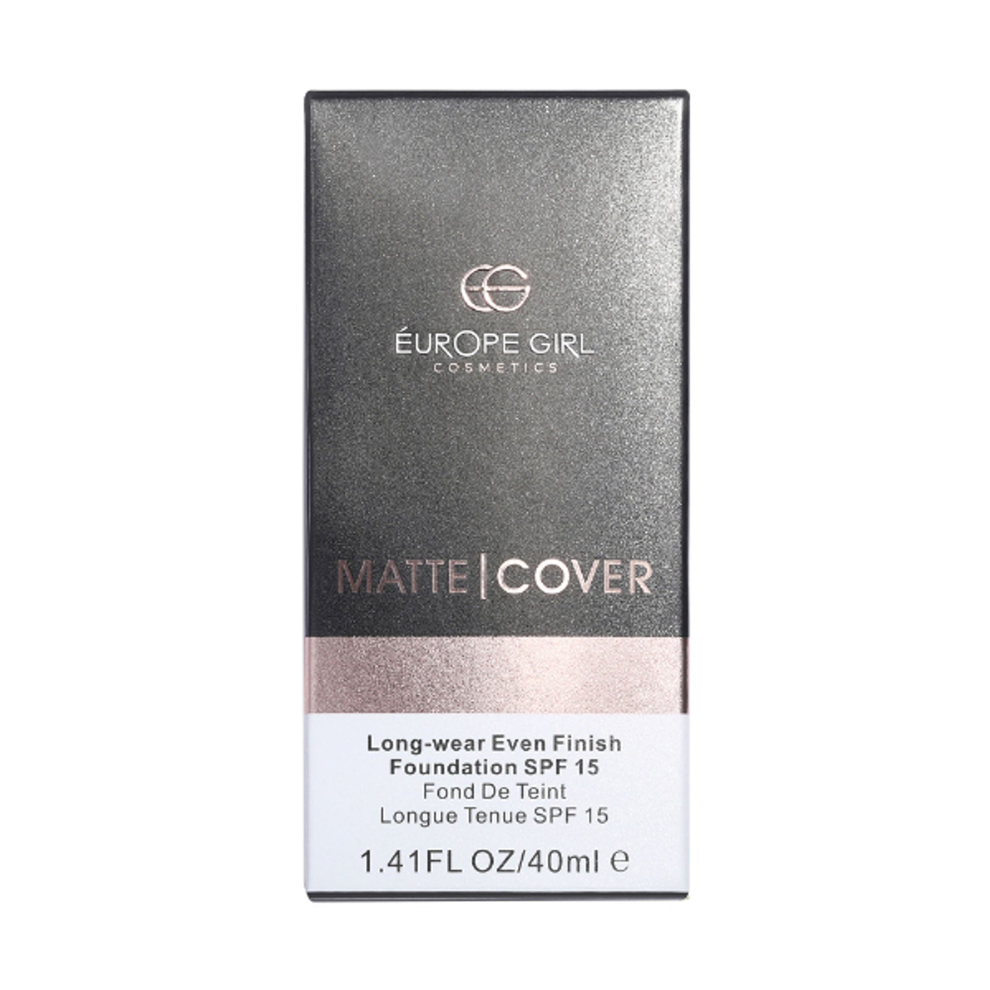 Europe Girl Matte Cover Foundation SPF 15 - 105 Light Natural Undertone