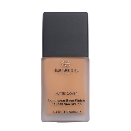 Europe Girl Matte Cover Foundation SPF 15 - 210 Dark Warm Undertone