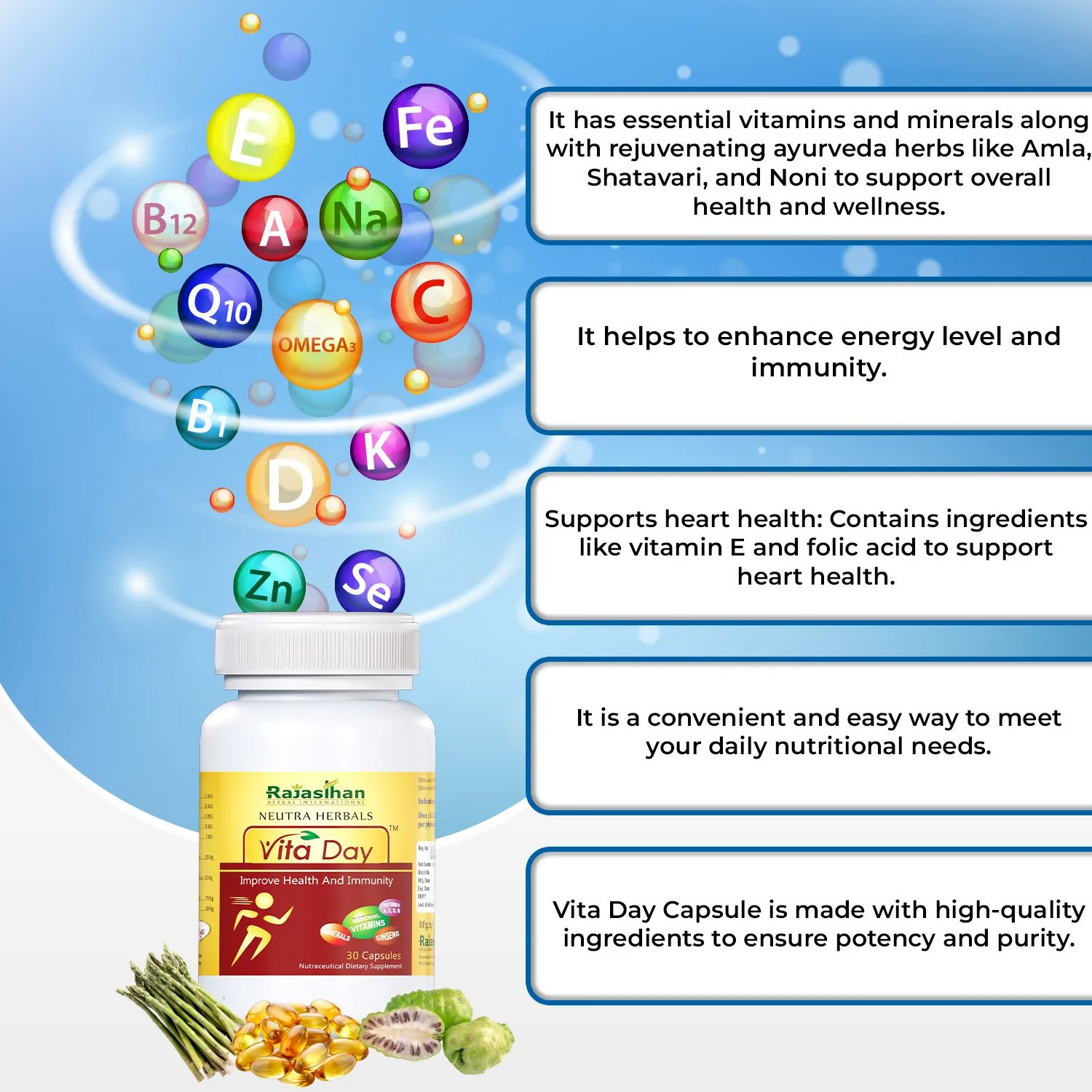 Rajasthan Herbals Neutra Herbals Vita Day Capsules 